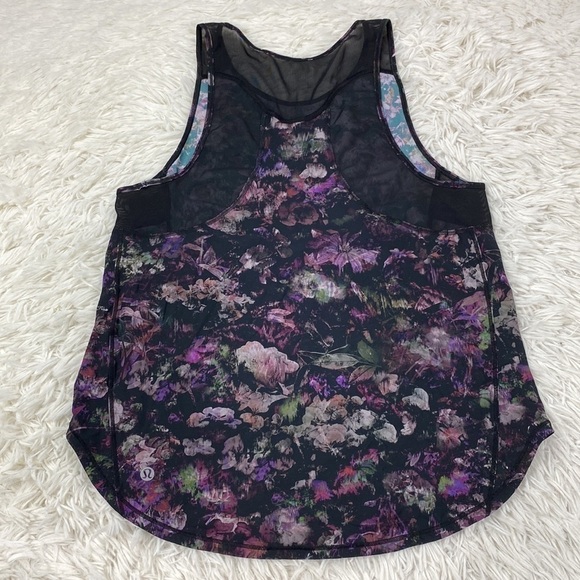 Lululemon Sculpt Tank II Floral Illusion Antique White Multi - Picture 4 of 4